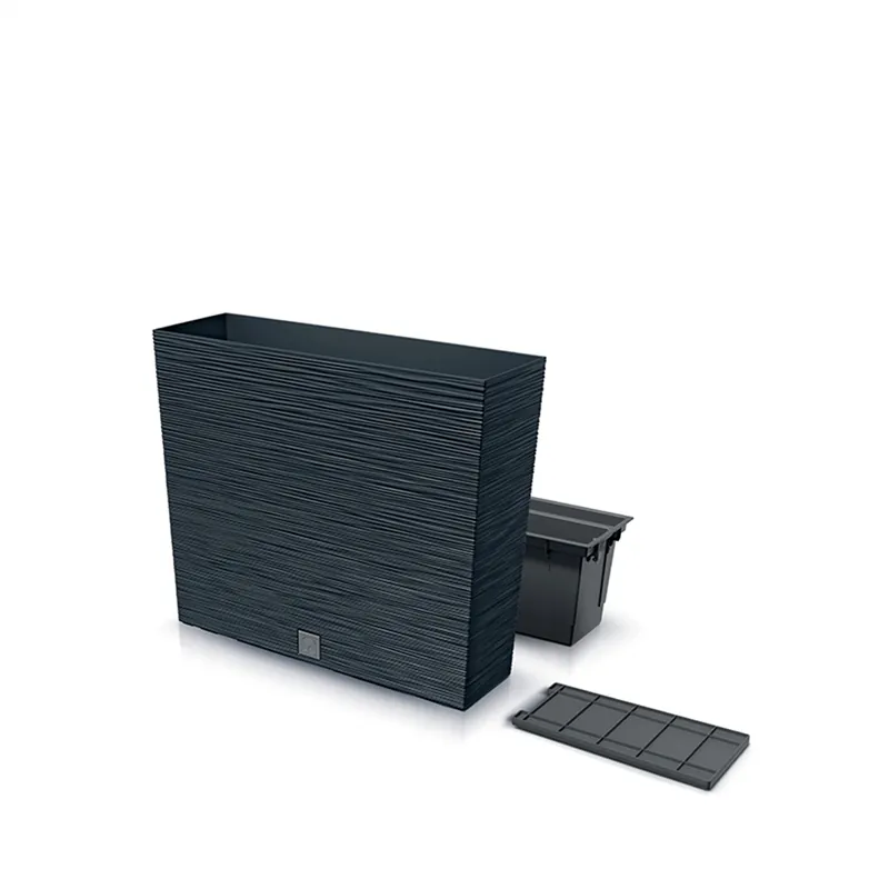 BloempotFURU CASE TOWER - antraciet Prosperplast DFC600T-S433 Garantie Inbegrepen