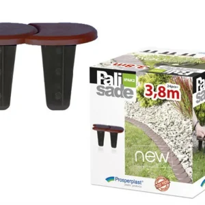 Palissade platte bruine steen Prosperplast IPAK2-R222 Alleen Vandaag