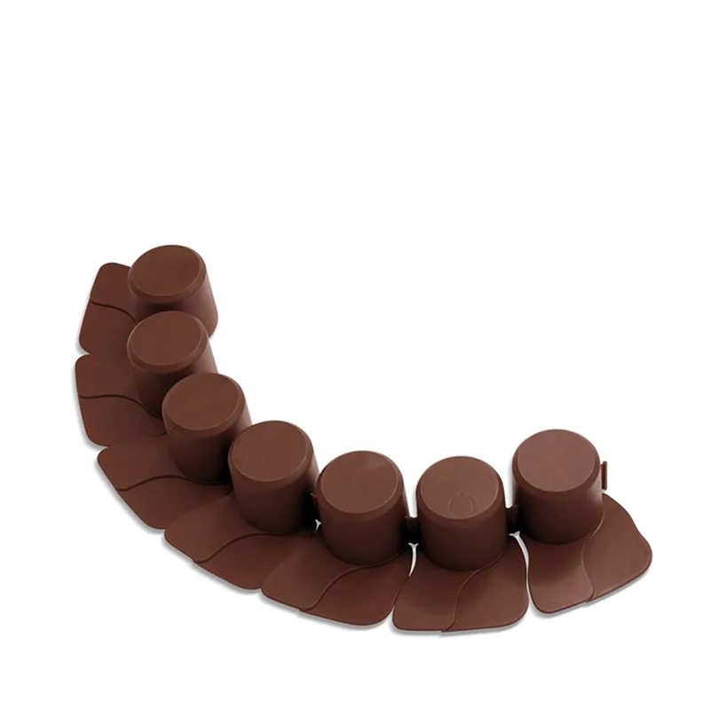 Origineel Tuinpalissade PALISADA - bruin Prosperplast IPAL7-R222