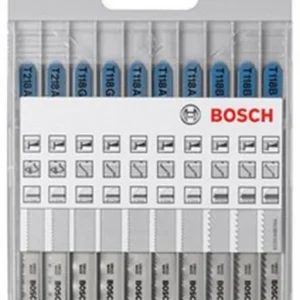 10-delige Robust Line decoupeerzaagbladenset Top Expert T-schacht Bosch X-PRO LINE JSB SET "BASIC FOR METAL Speciale Aanbieding
