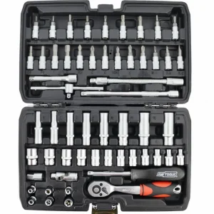 1/4" dopsleutels, set van 56 elementen Awtools AW39056BL Laatste Kans