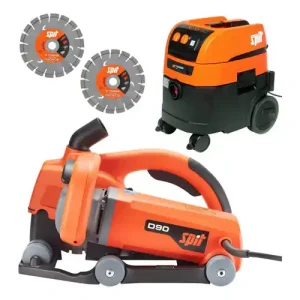 Weekendaanbieding SPIT D90 SLEUVENZAAGMACHINE + AC1630P STOFZUIGER + SET XTREME UNIVERSAL